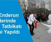 Özel Enderun Liselerinde Yangın Tatbikatı Eğitimi Yapıldı