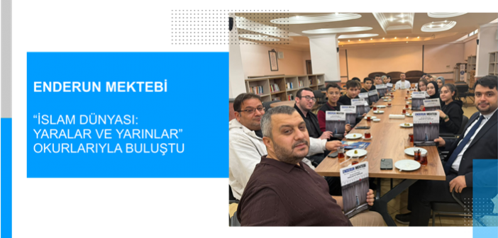 Özel Enderun Fen ve Anadolu Lisesi’nde Yayın Heyecanı